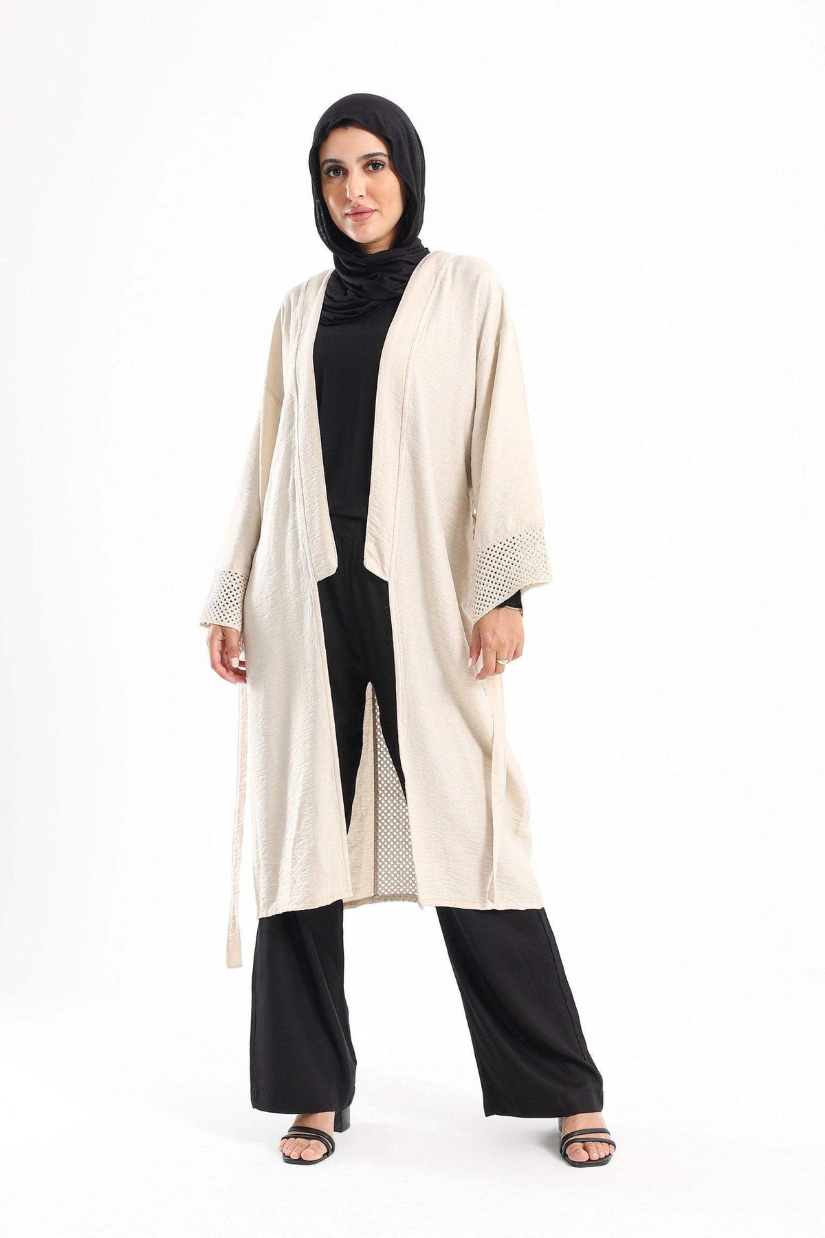 Kimono with Crochet Pattern - Carina - كارينا