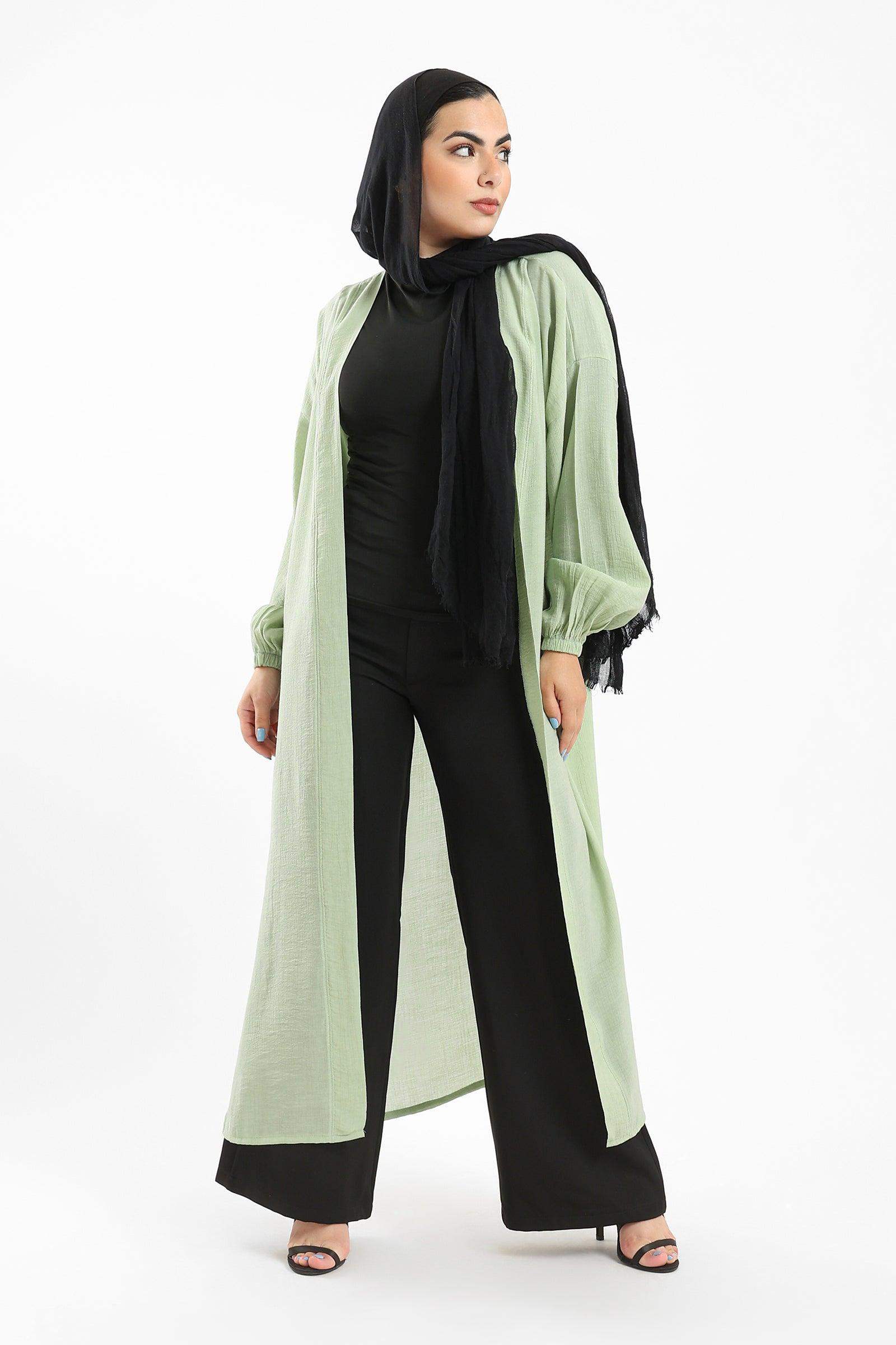 Kimono with Elasticated Cuffs - Carina - كارينا