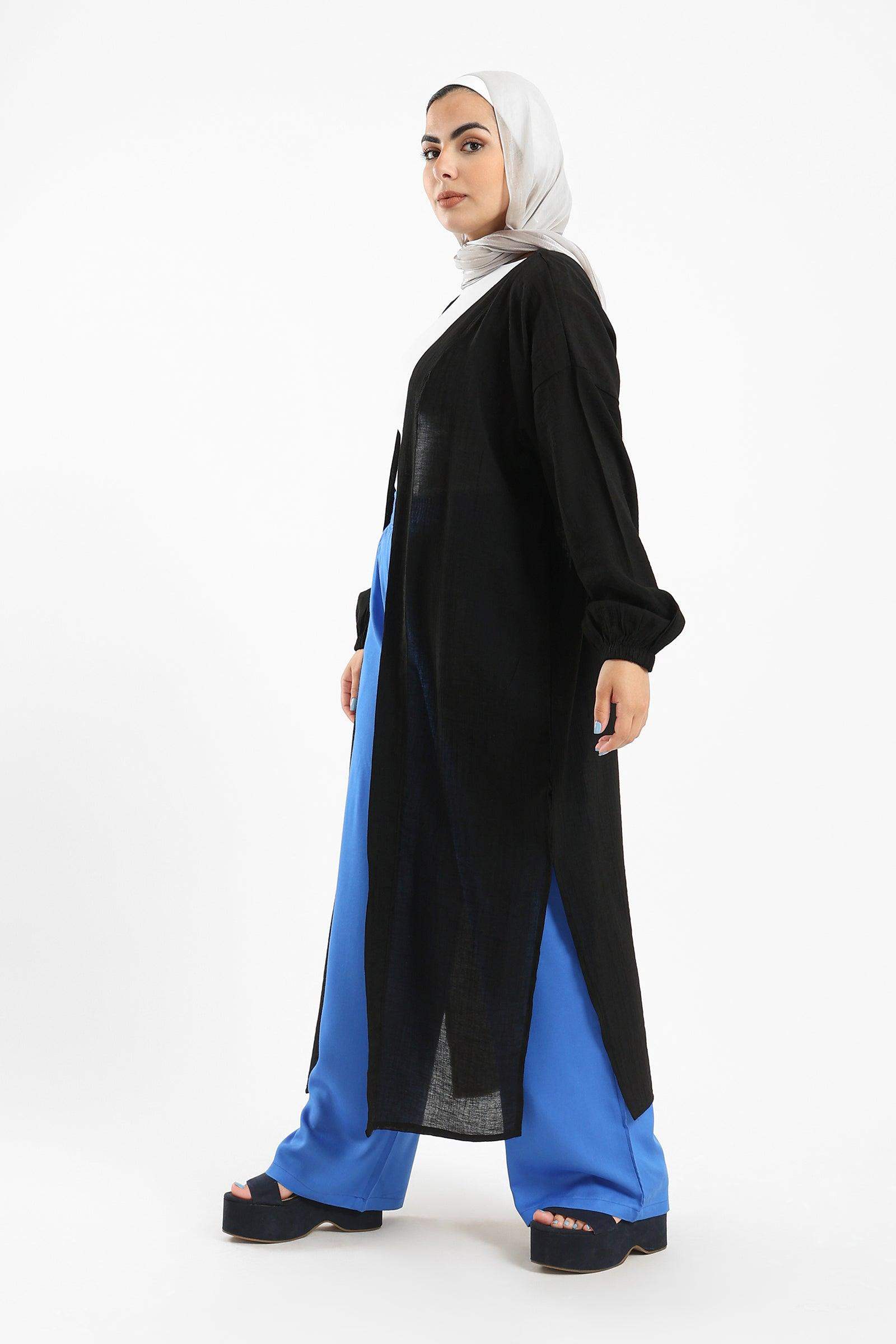 Kimono with Elasticated Cuffs - Carina - كارينا