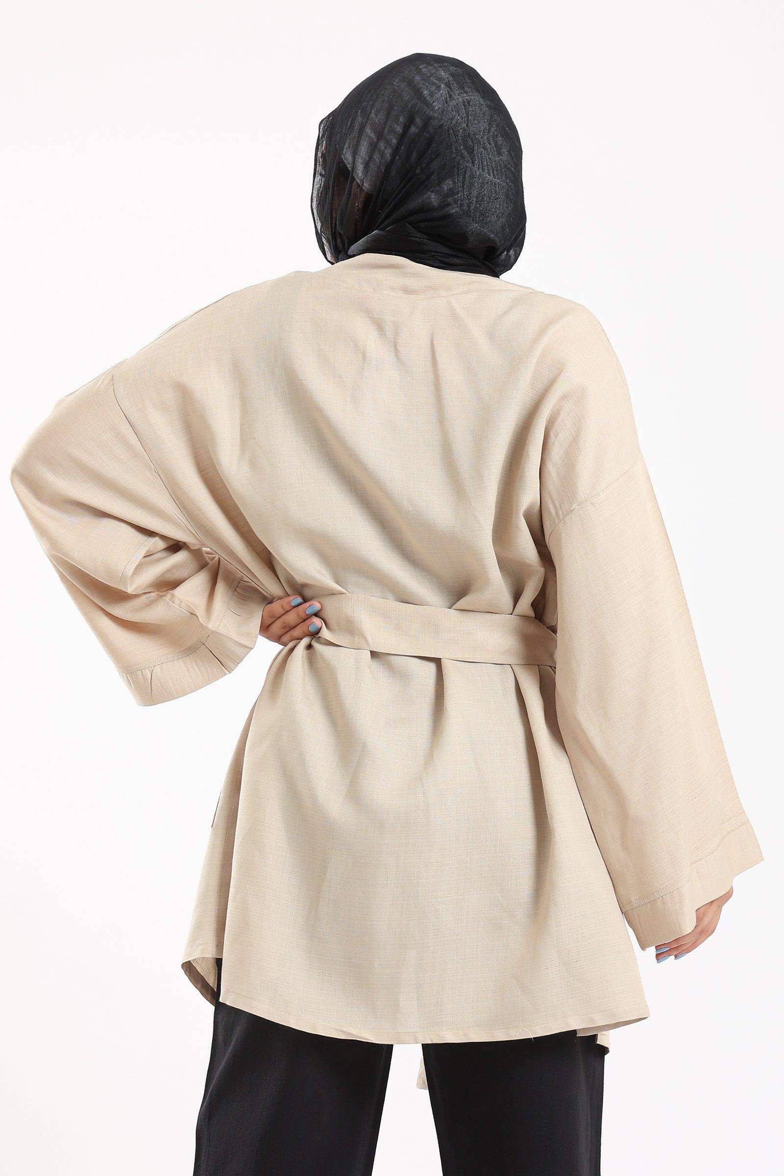 Kimono with Front Pockets - Carina - كارينا