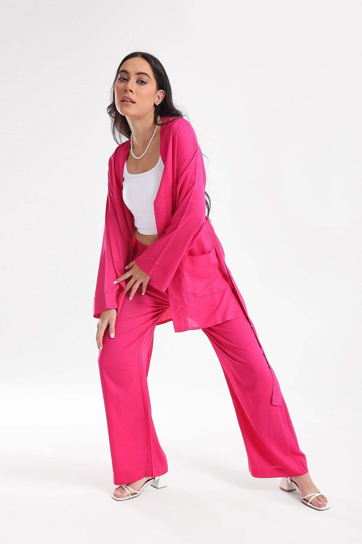 Lightweight Plain Kimono - Carina - كارينا