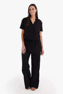 Linen Lounge Shirt - Carina - كارينا