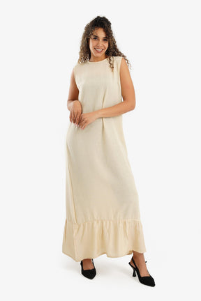 Linen Relaxed Fit Dress - Carina - كارينا