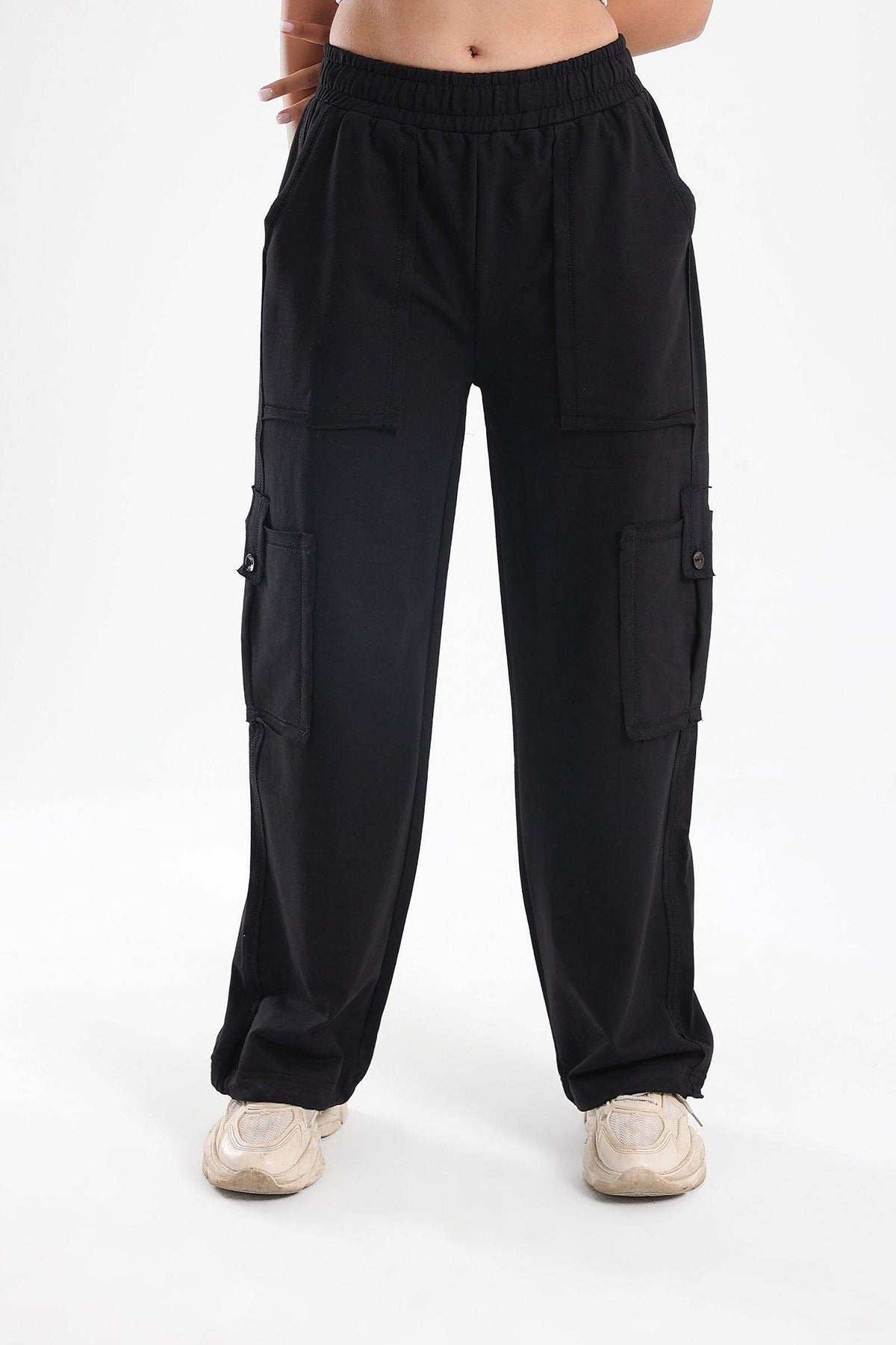 Lounge Pants with Side Pockets - Carina - كارينا