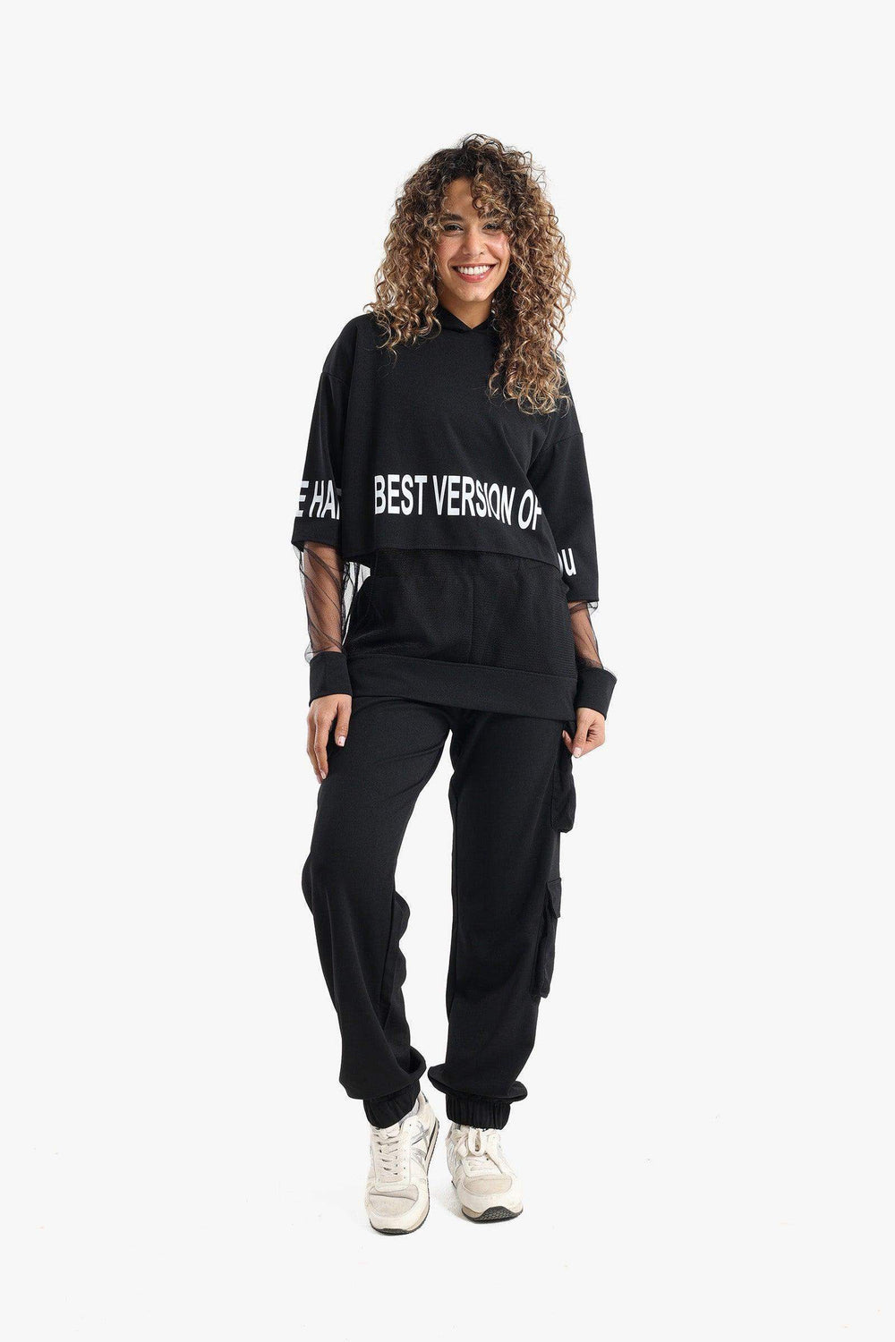 Lounge T-Shirt with Tulle - Carina - كارينا