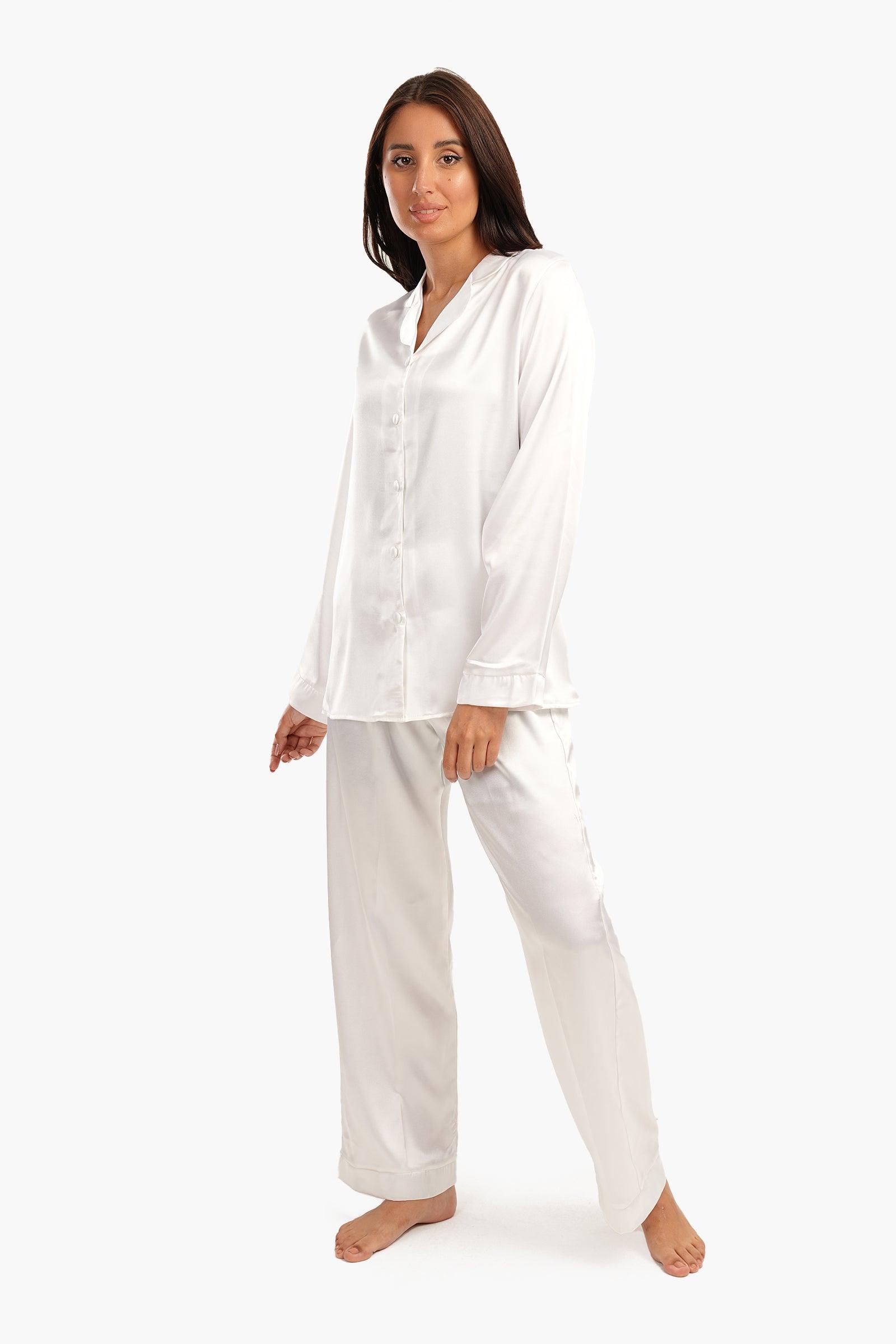 Luxurious Satin Pyjama Set - Carina - كارينا