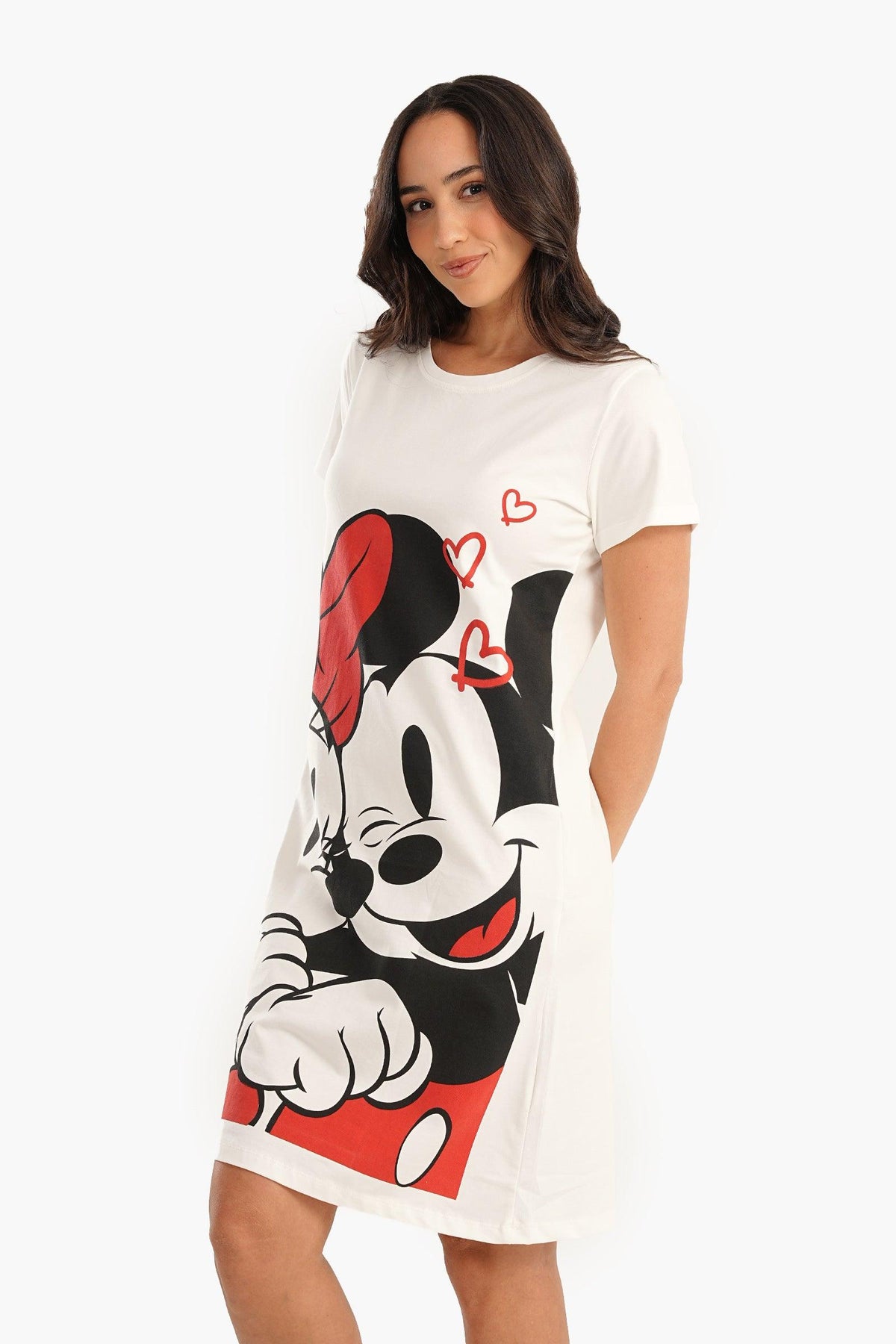 Mickey & Minnie Printed Nightgown - Carina - كارينا