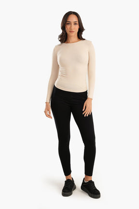 Microfiber Long Sleeves Top - Carina - كارينا