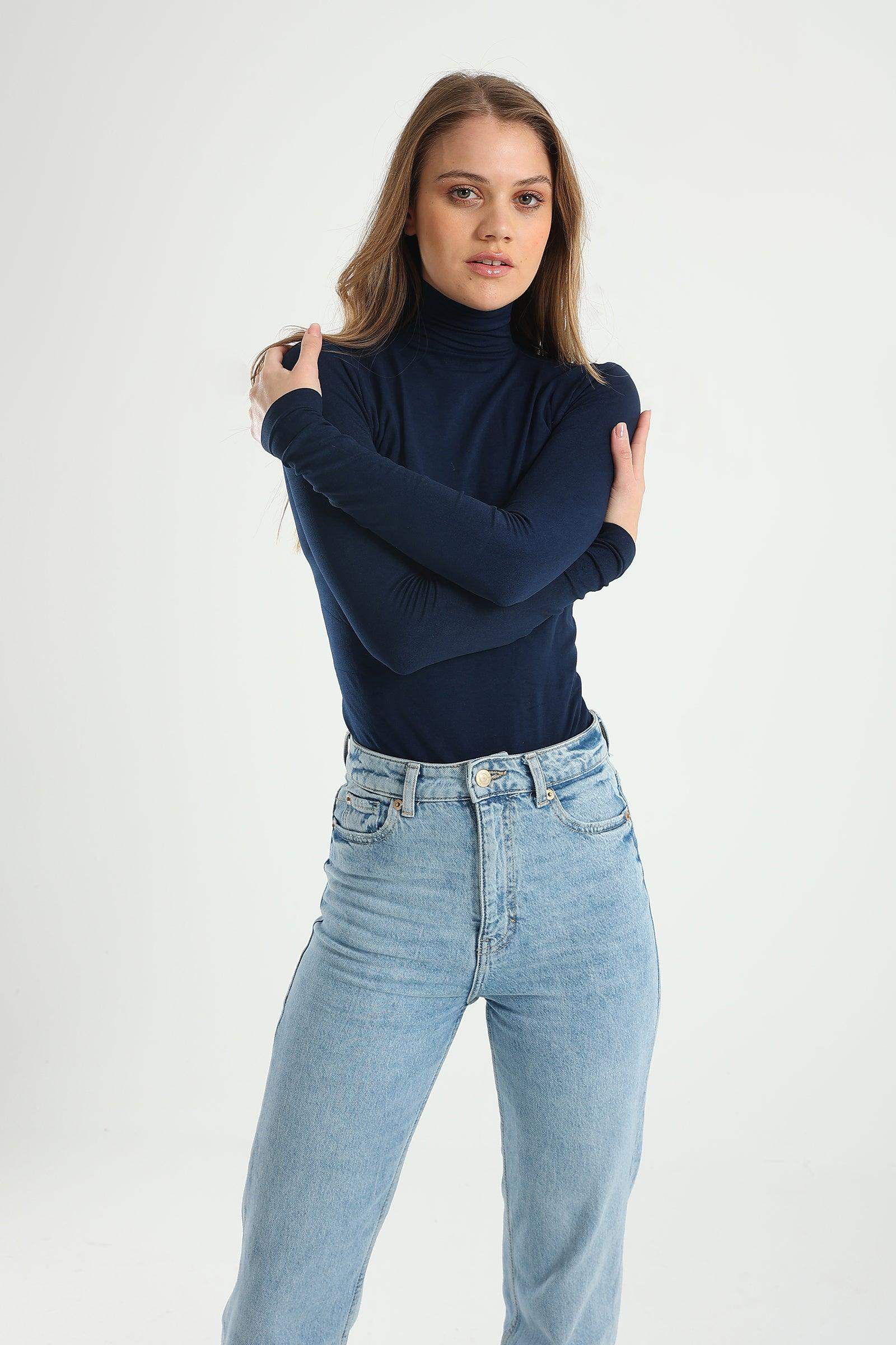 Microfiber Long Sleeves Top - Carina - كارينا