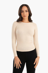 Microfiber Long Sleeves Top - Carina - كارينا