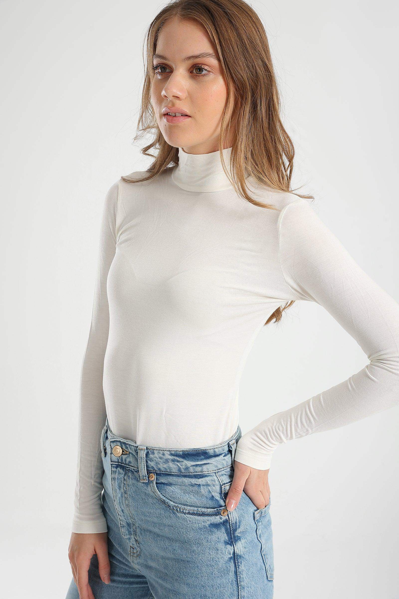 Microfiber Long Sleeves Top - Carina - كارينا