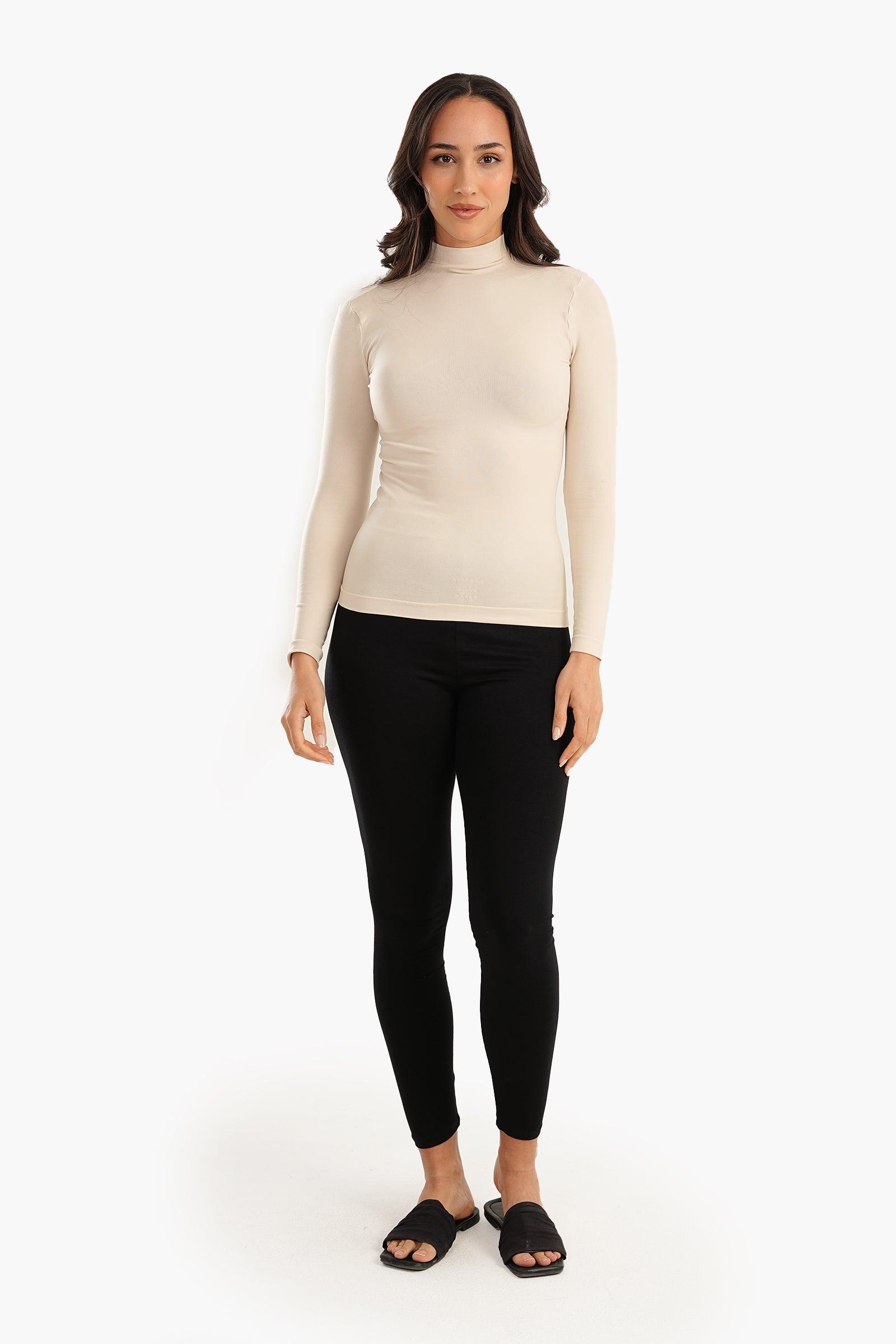 Microfiber Long Sleeves Top - Carina - كارينا