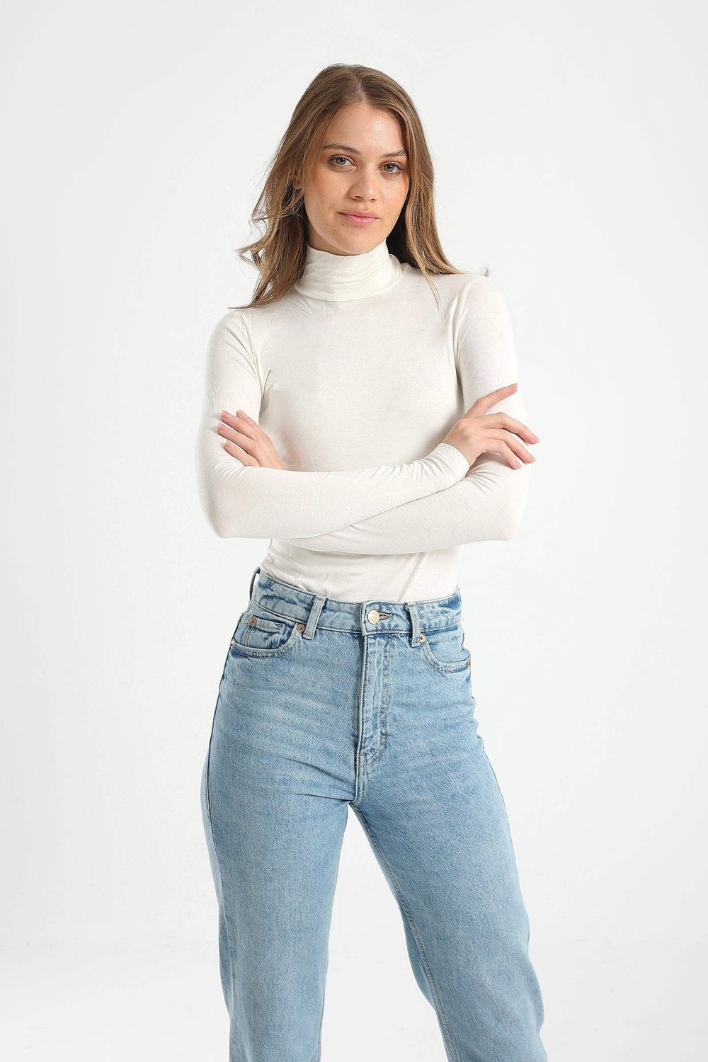 Microfiber Long Sleeves Top - Carina - كارينا