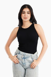 Microfiber Ribbed Top - Carina - كارينا