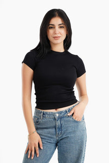 Microfiber Short Sleeves Top - Carina - كارينا