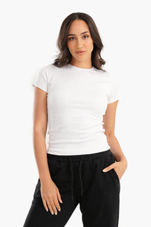 Microfiber Short Sleeves Top - Carina - كارينا