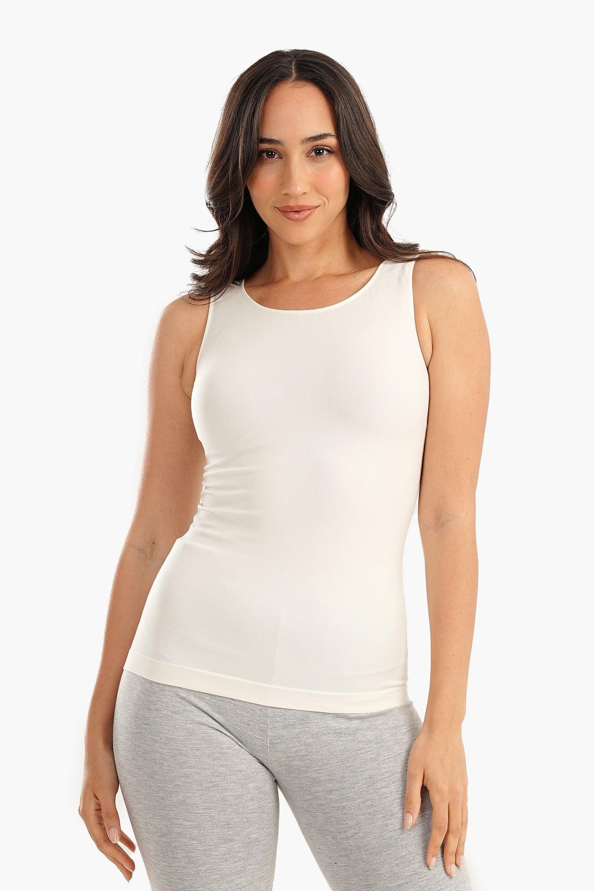 Microfiber Sleeveless Tank Top - Carina - كارينا