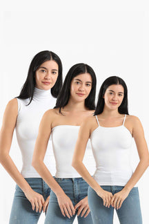 Microfiber Tank Tops (Pack of 3) - Carina - كارينا