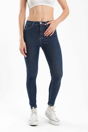 Mid-Rise Slim Fit Jeans - Carina - كارينا