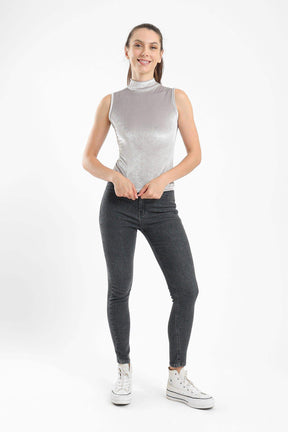 Mid-Rise Slim Fit Jeans - Carina - كارينا