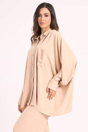 One Size Asymmetrical Shirt - Carina - كارينا