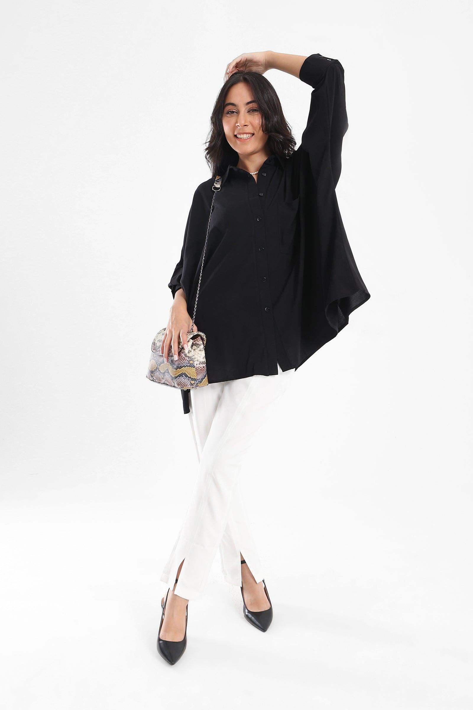 One Size Asymmetrical Shirt - Carina - كارينا