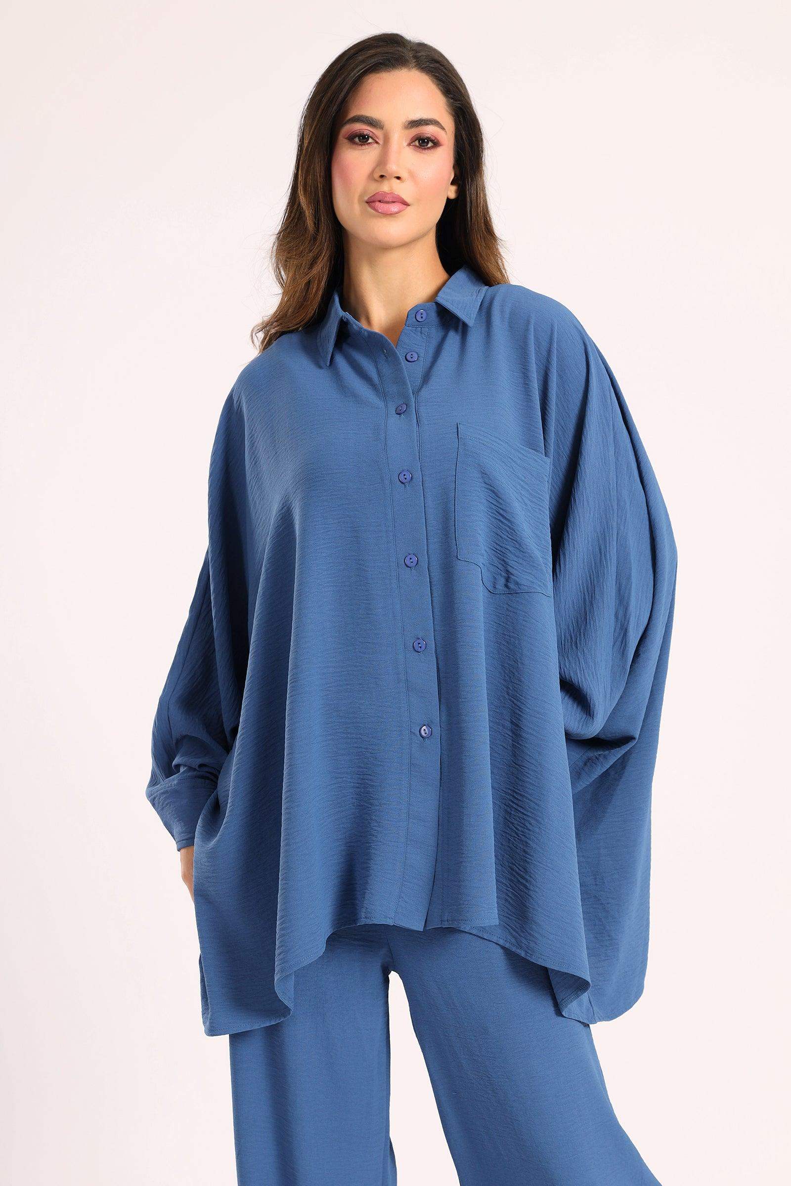 One Size Asymmetrical Shirt - Carina - كارينا