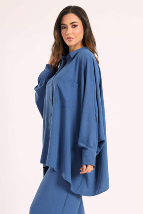 One Size Asymmetrical Shirt - Carina - كارينا