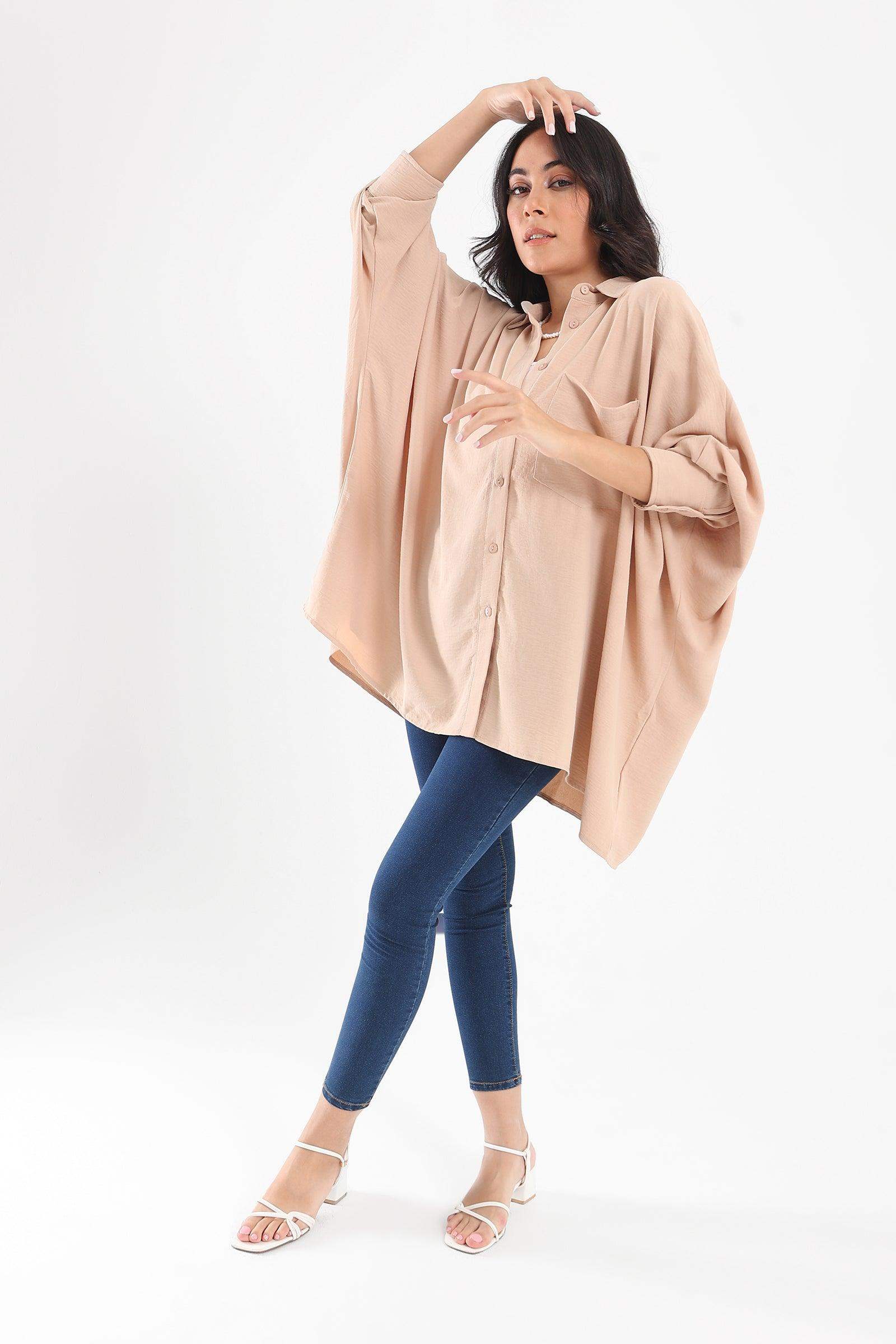 One Size Asymmetrical Shirt - Carina - كارينا