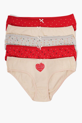 Pack of 10 Colored Bikini Panties - Carina - كارينا