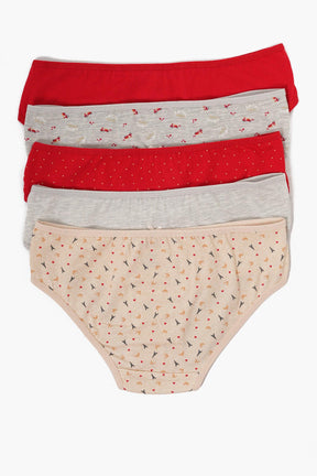 Pack of 10 Colored Bikini Panties - Carina - كارينا