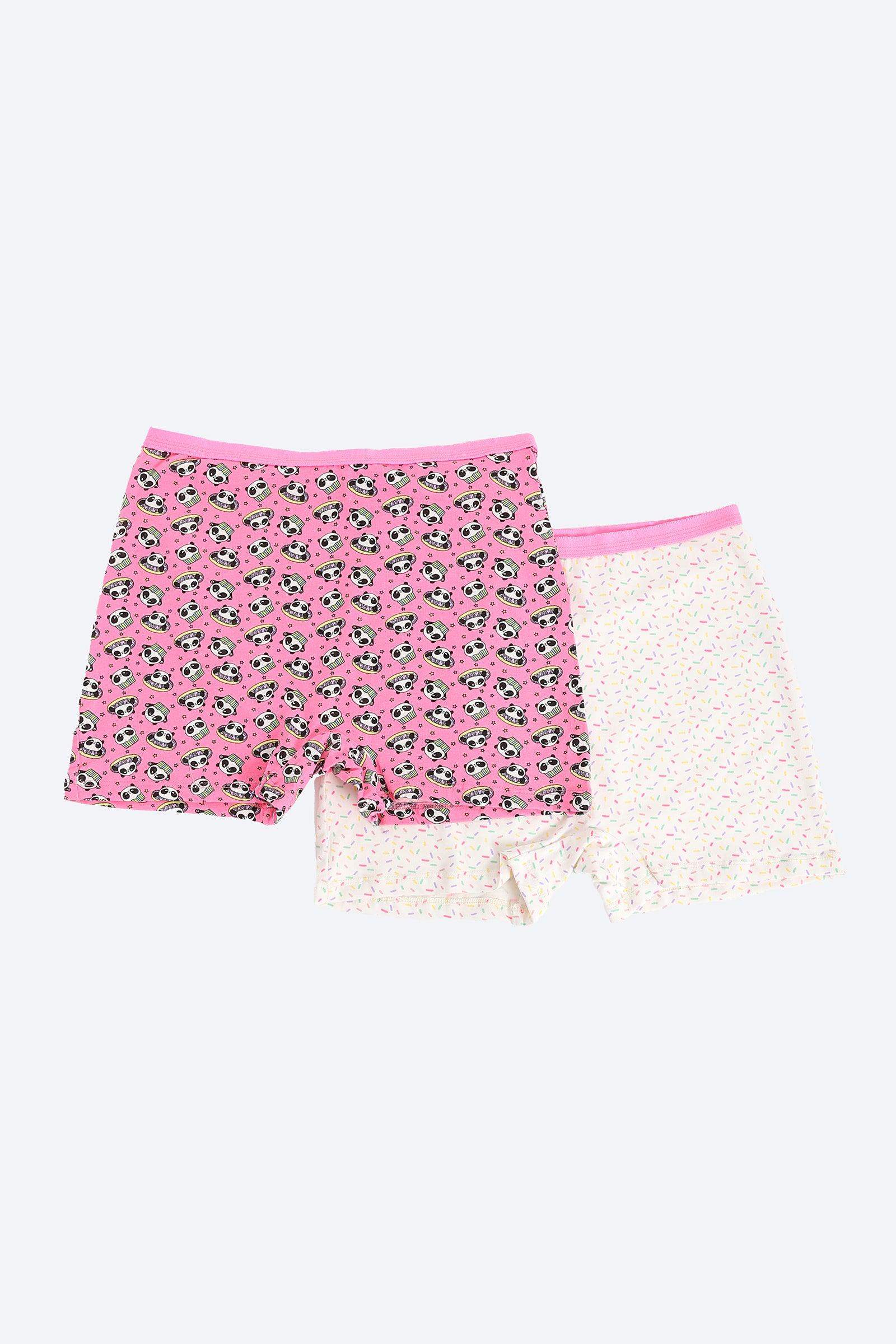 Pack of 2 Colored Short Panties - Carina - كارينا