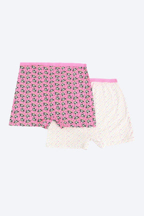 Pack of 2 Colored Short Panties - Carina - كارينا