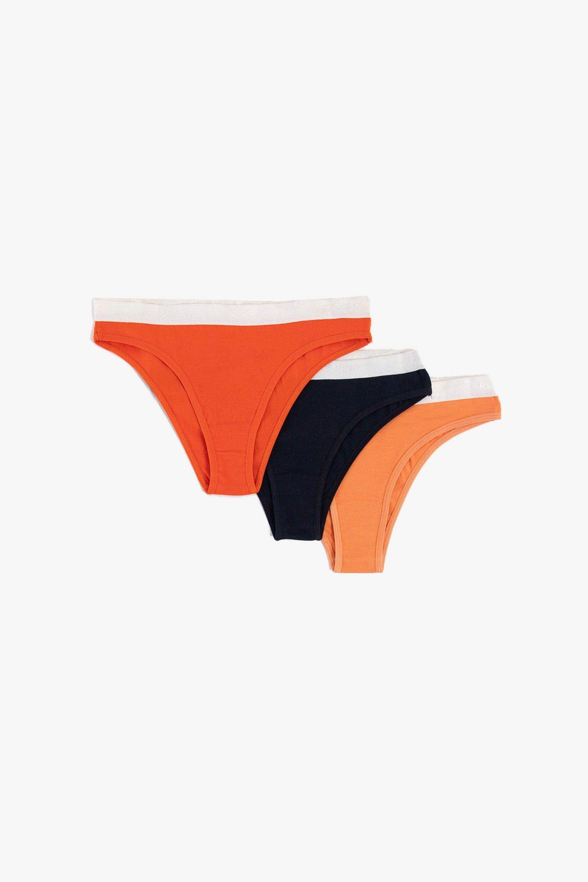 Pack of 3 Colored Thong Panties - Carina - كارينا