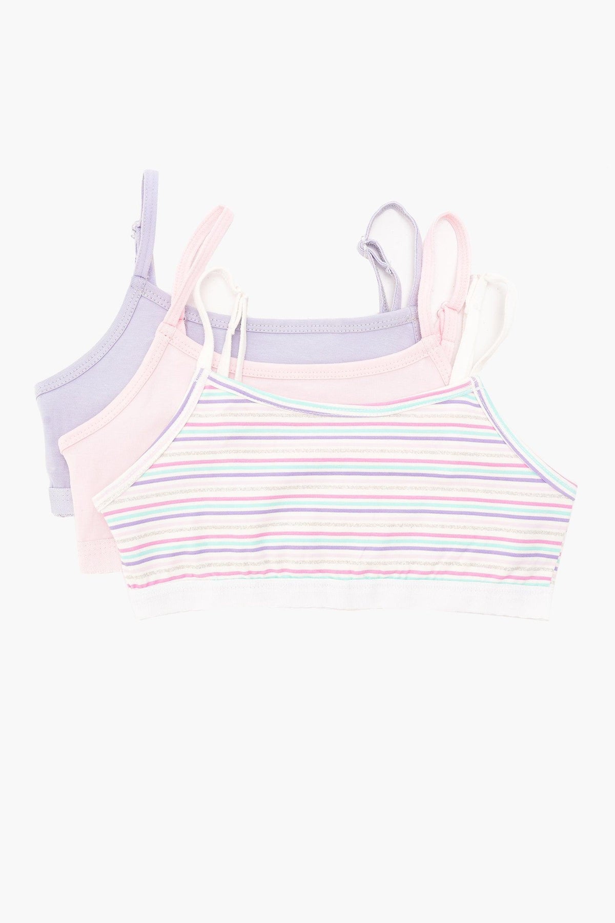 Pack of 3 Girly Bralette - Carina - كارينا