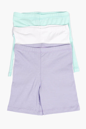 Pack of 3 Girly Cycling Shorts - Carina - كارينا