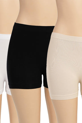 Pack of 3 Microfiber Mini Shorts - Carina - كارينا