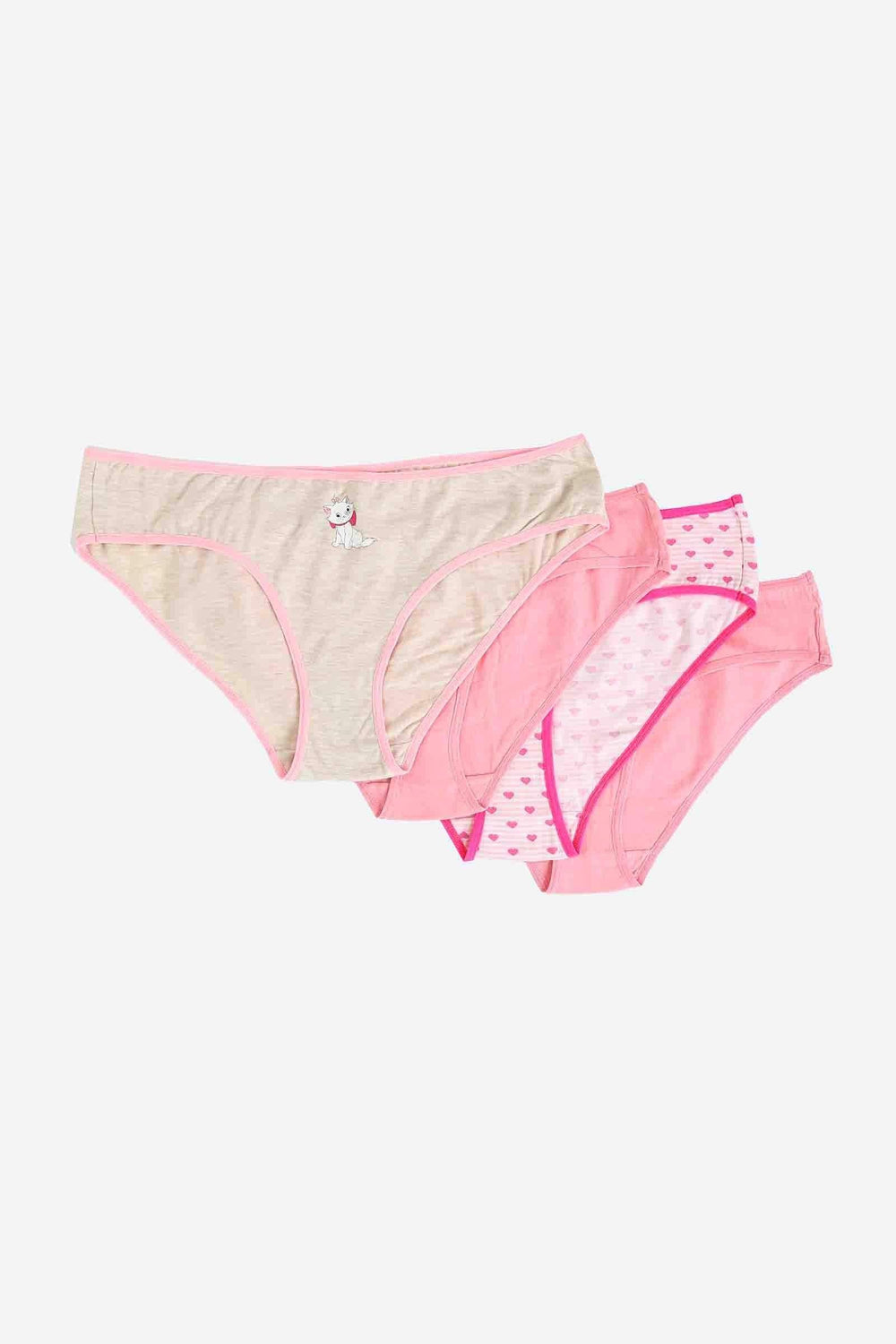 Pack of 7 Cotton Bikini Panties - Carina - كارينا