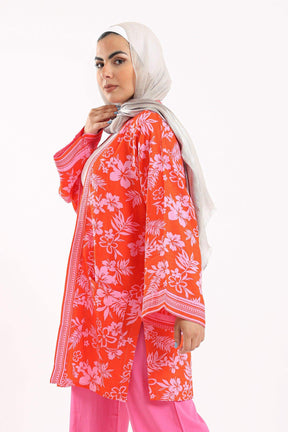 Pink & Orange Kimono - Carina - كارينا