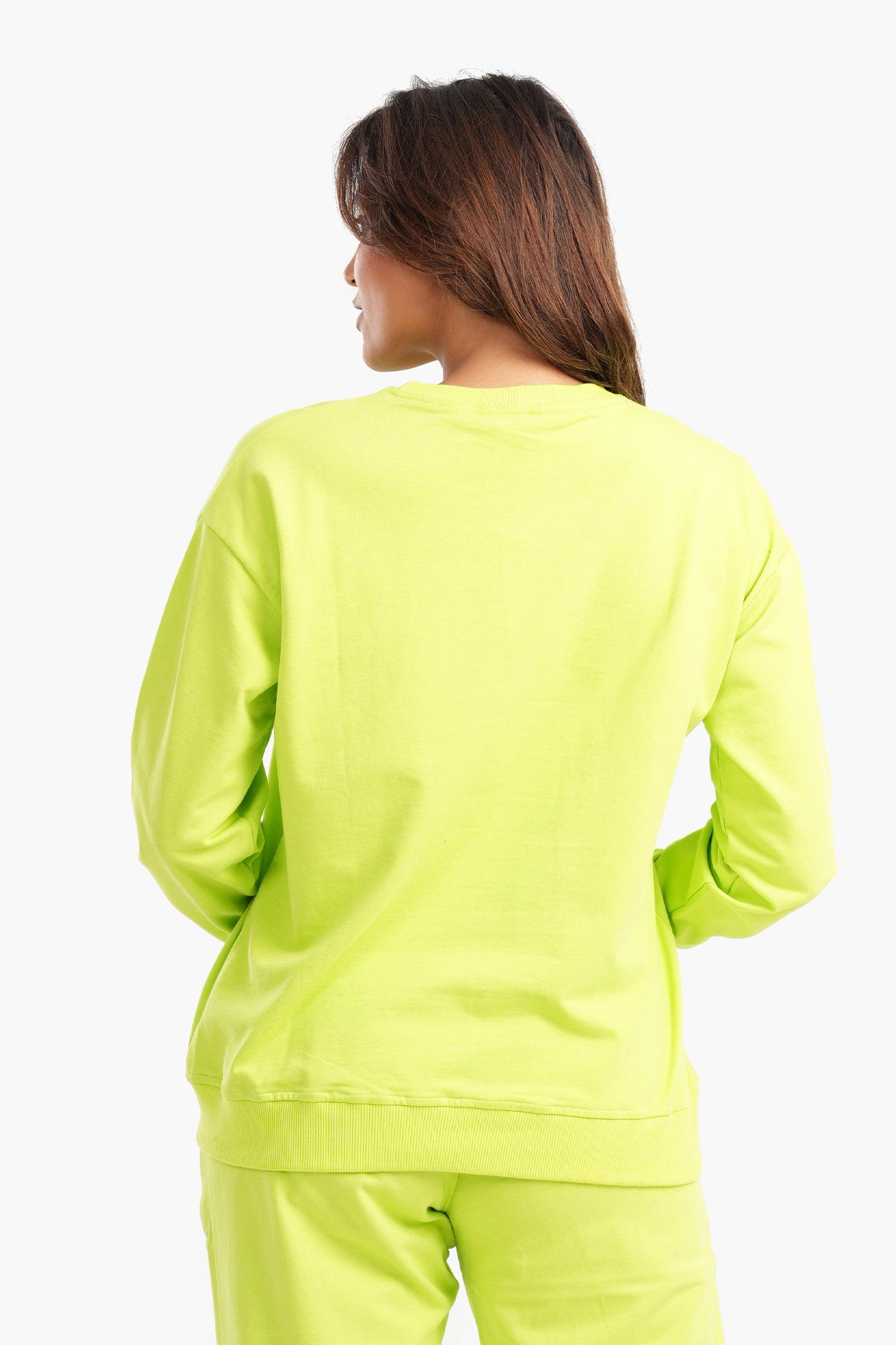 Pistache Milton Lounge Sweatshirt - Carina - كارينا