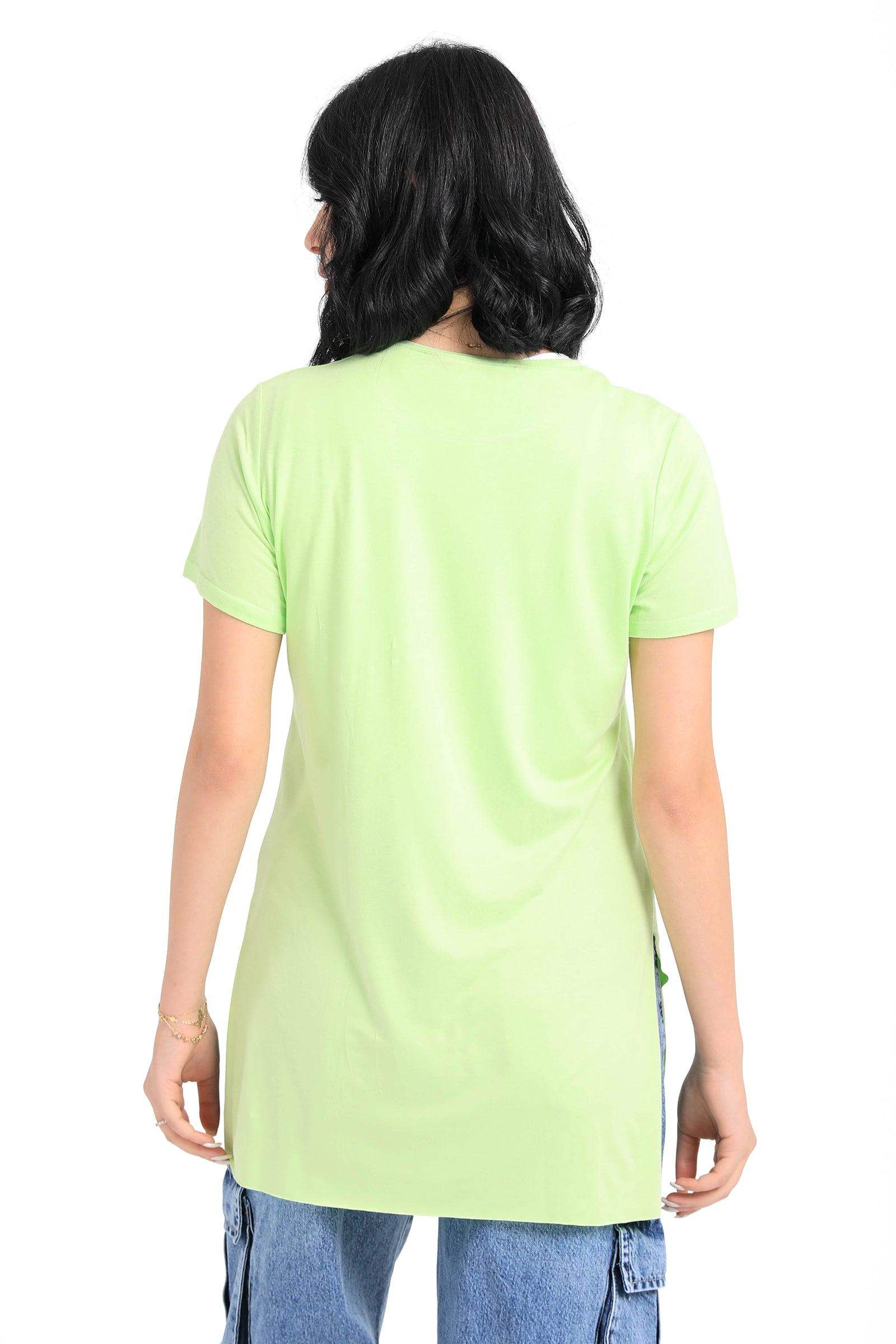 Plain Round Neck T-Shirt - Carina - كارينا