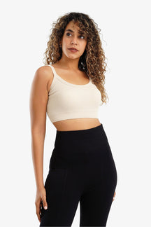 Plunge Neck Crop Top - Carina - كارينا