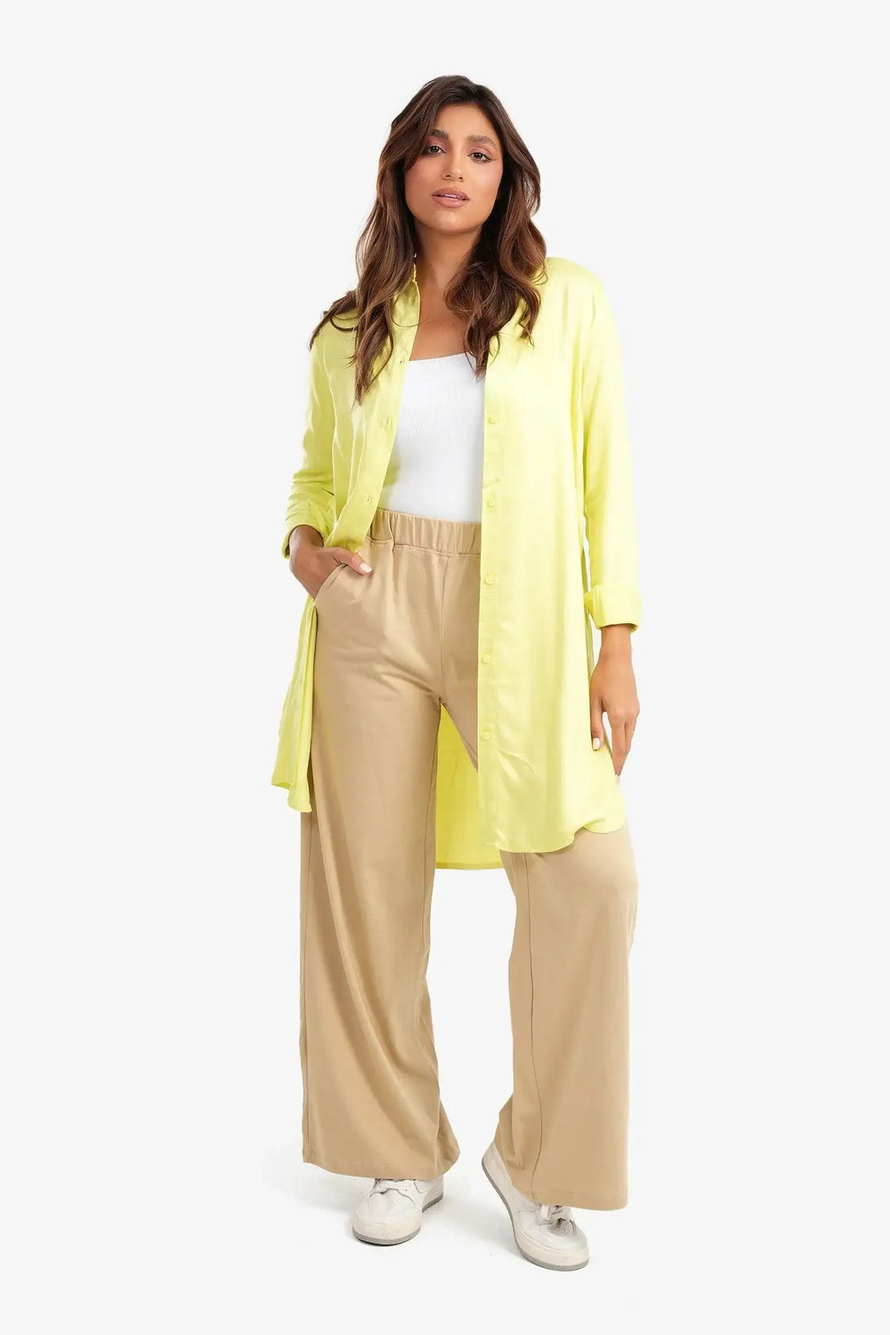 Poplin Long Shirt - Carina - كارينا