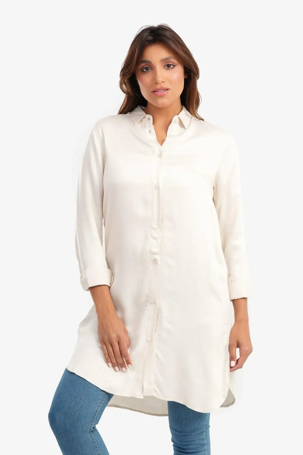 Poplin Long Shirt - Carina - كارينا