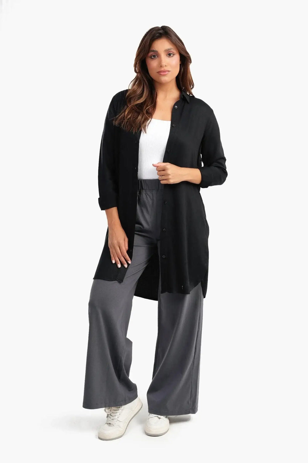 Poplin Long Shirt - Carina - كارينا