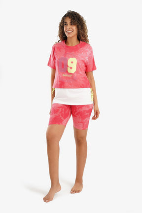 Printed Surf Club Pyjama Set - Carina - كارينا