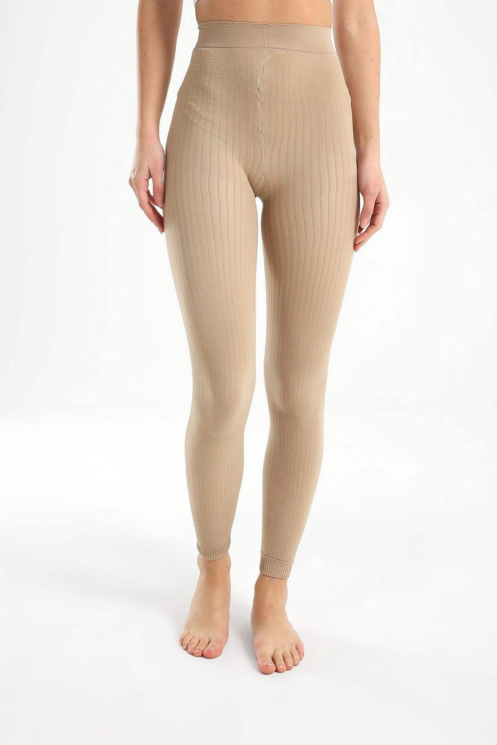 Ribbed High Rise Leggings - Carina - كارينا