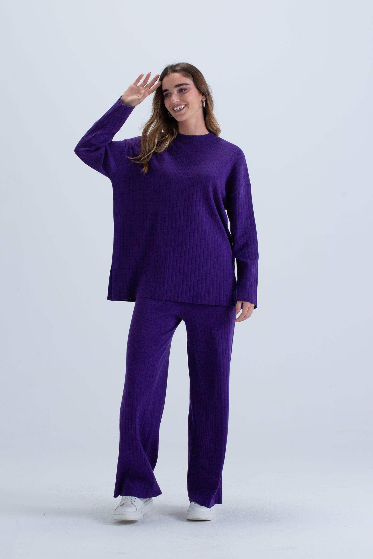 Ribbed Relaxed Fit Loungewear Set