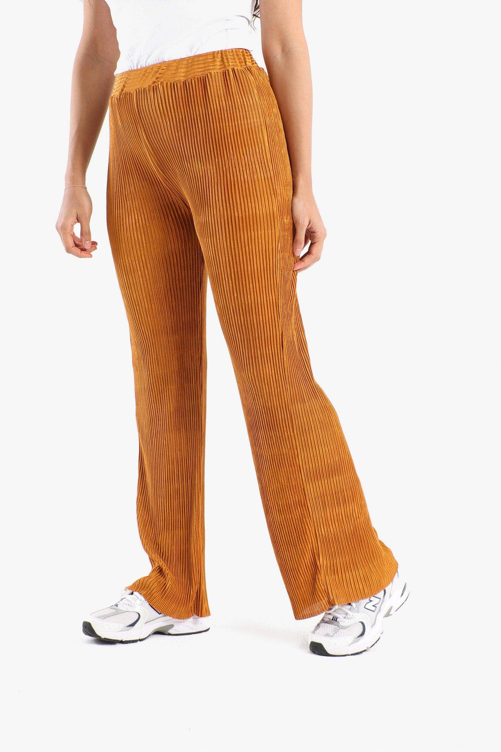 Ribbed Voile Pants - Carina - كارينا