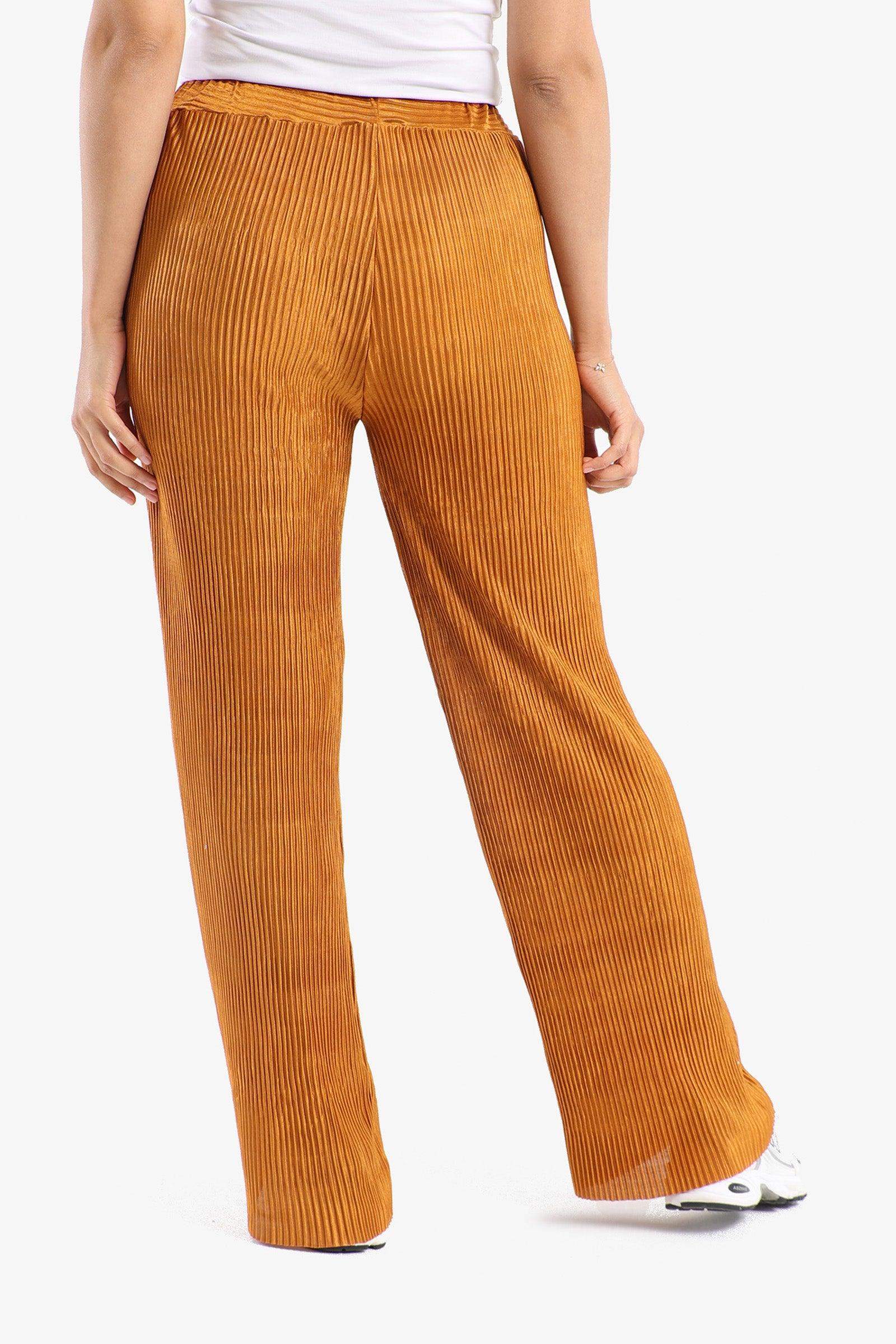 Ribbed Voile Pants - Carina - كارينا